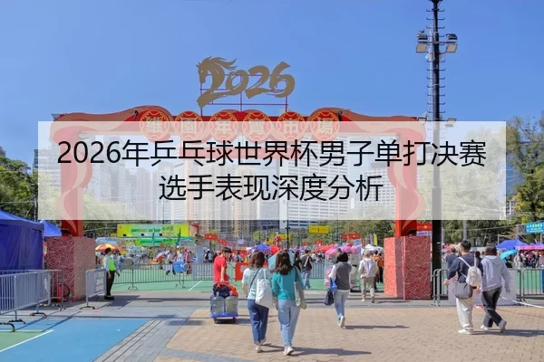 2026年乒乓球世界杯男子单打决赛选手表现深度分析